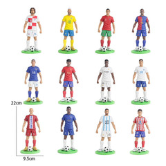 2026 FIFA World Cup Football Star 22cm Action Figure Doll Model Ornaments Soccer