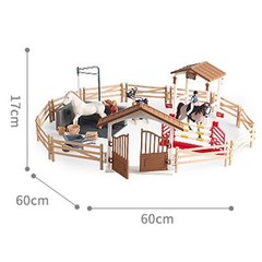 Horse Stable Playset Barn Toy for Boys Girls Ages 3 4 5 6 7 8 Years Old Kids
