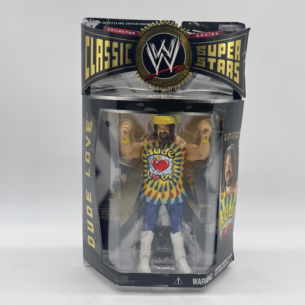 WWE Classic Superstars DUDE LOVE MANKIND Limited Edition Jakks Pacific! Box Wear
