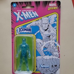 Hasbro Marvel Legends Retro Black Panther Iceman Elektra Figurine Lot 3 Pieces