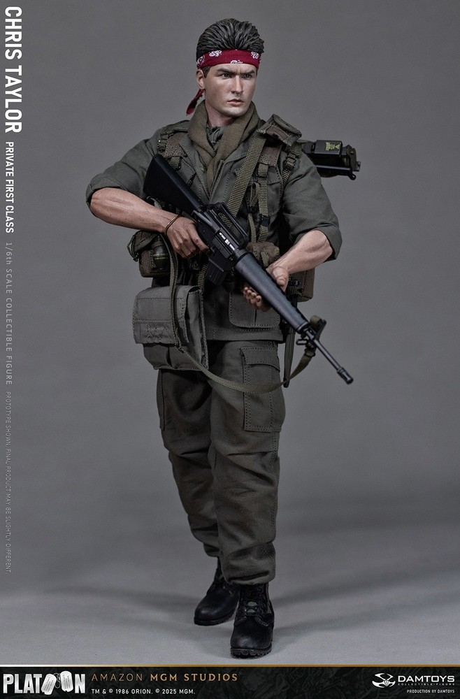 DAMTOYS DMS046 1/6 Platoon Chris Taylor 12″ Male Action Figure Model Pre-order