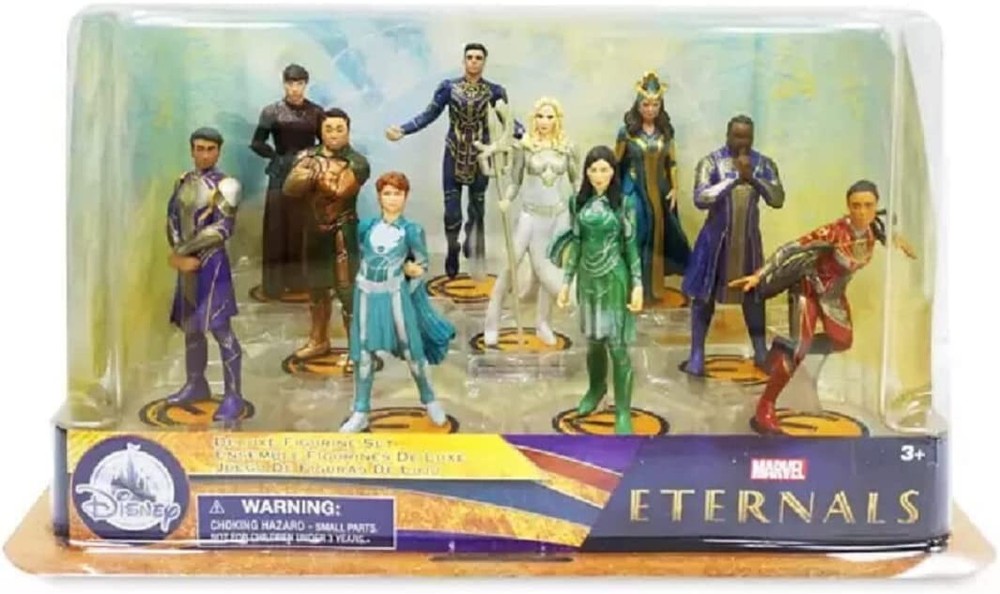 NEW Disney Marvel Eternals Deluxe 10 Action Figures Set Playset Figurine