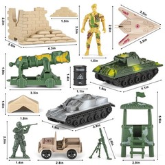 Army Men Toys for Boys 8-12, Military Soldier Army Base 160 Pcs Set Including…