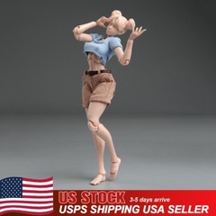 Romankey X COWL 1/12 Female Soldier Figure 6inch Pale Skin Joint Body Model Toys