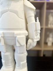 Boba Fett Themed Kaws Figure 2 Feet Tall Art Statue Home Display Room Decor