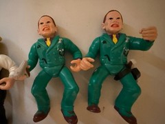 Playmates Dick Tracy Figure Lot 6 Police & Gangster 4.5″