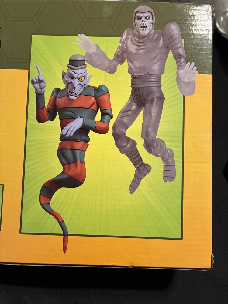 NECA TMNT Cartoon Creepy Eddie Shibano-Sama 2 Pack Action Figures