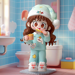 Milay Daily Times Series Single Box (Contains 1 Figure), Blind Box Cute Figures