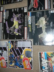1980s Box File Card Blueprints Lot G.I. GI Joe Cobra Vintage 1990s 3.75 ARAH 80s