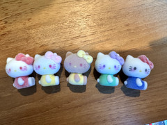 Mini Hello Kitty Figures 5cm Cute Gift DIY Decor Toys Sitting and Standing set