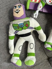 Disney Toy Story Buzz Lightyear 12 inch Action Figure & Small Plush (helmet)