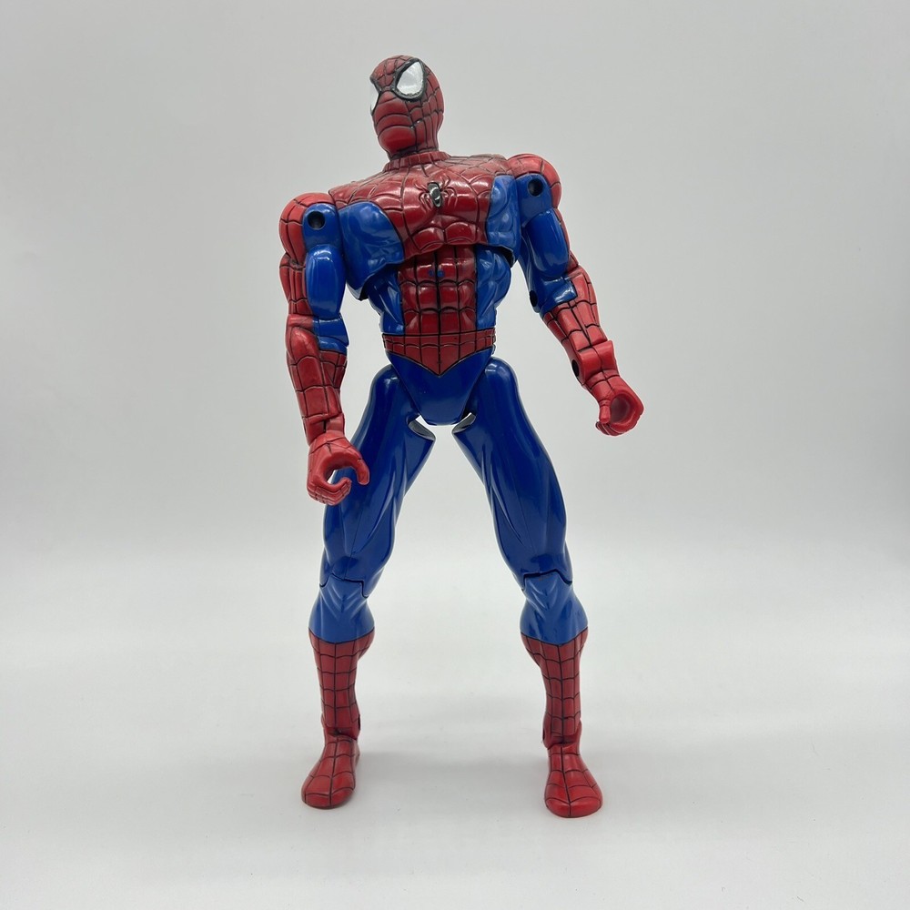 Marvel Spiderman Jointed Posable Spiderman 2000 ENT Inc. 10” Action Figure Toy