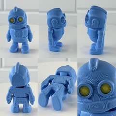 Little Robot Fidgets Toys Mini Articulating Desk Flexy Robot Adorable