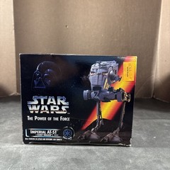 IMPERIAL AT-ST SCOUT WALKER STAR WARS POWER OF THE FORCE ACTION FIGURE NEW 1:18
