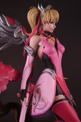 Mercy Overwatch Statue Hand Painted Collector Figure 30cm 11.8in