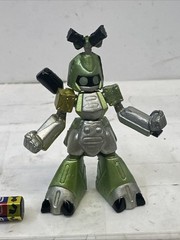 Hasbro Medabots Metabee Figure Takara Tomy Green Variant Complete Dice Card