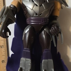 Playmates TMNT Shredder Action Figure w/ Purple Cape Black Gray Purple 7 in