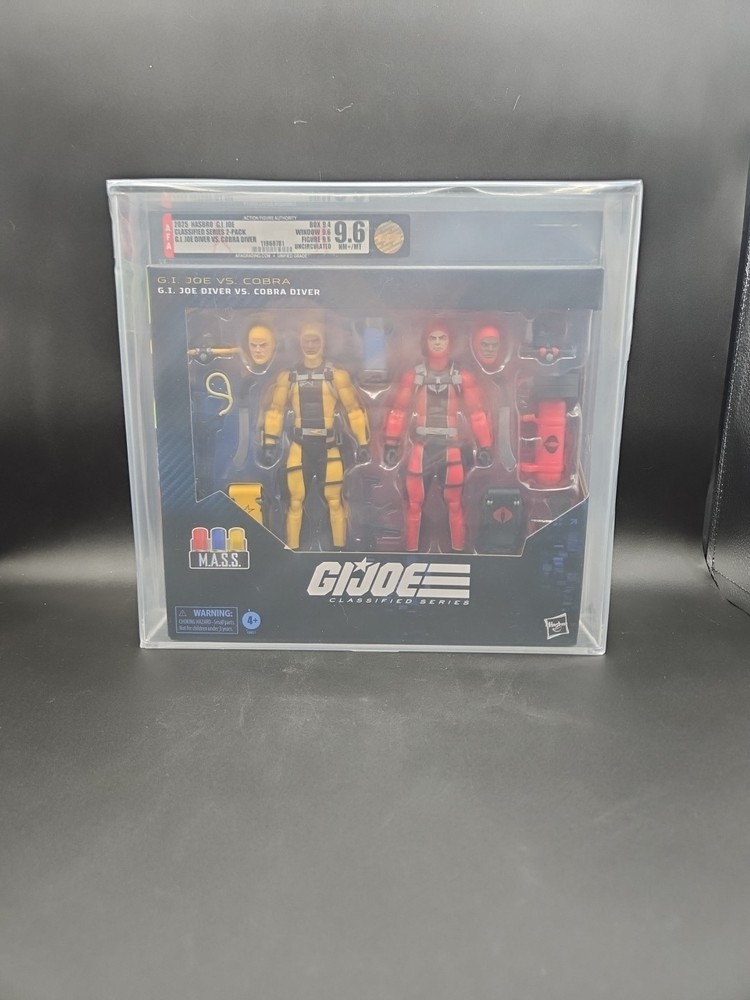 G.I. Joe Classified Series #169 Joe Diver Vs. Cobra Diver AFA U9.6 Uncirculated