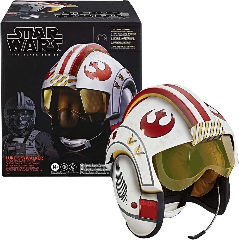 Star Wars Black Series Luke Skywalker Electronic Battle Simulation Helmet E5805