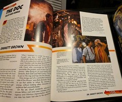 Doc Browns Battery Operated Time Machine; Back To The Future/Book