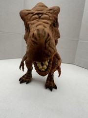 Vintage 1993 Jurassic Park Young T-Rex w/ Dino Damage Wound Piece JP06 Kenner