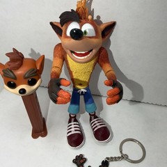 NECA – Crash Bandicoot Sony PlayStation 6” Action Figure ( Missing Eyebrow)