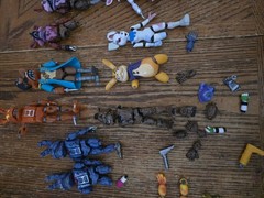 Five Nights At Freddys Action Figure Parts Lot