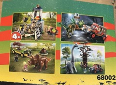 693pc Building Bricks Jurassic World dinosaur Visitor Center Model Toy park