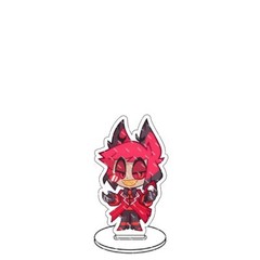 8CM Hazbin Hotel Husk Adam AD Acrylic Stand Figure Model Collection Standee