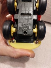 Sesame Street Fire Truck Ernie Red Pull Back’n Go Toy Car, Illco, Vintage, 1988