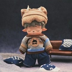 Heyone MIMI City Walk Series Plush Pendant Have a latte Box Figure Toys Gift