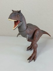 Mattel JURASSIC WORLD Camp Cretaceous Carnotaurus Movement & Sound Used