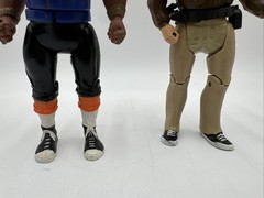 The A-Team Vintage 1983 Action Figure Lot: Captain Murdock W/Harness & Mr T