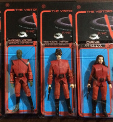 V Visitors, Diana and Reptile 5.5 inches figure X3. For display, not a toy