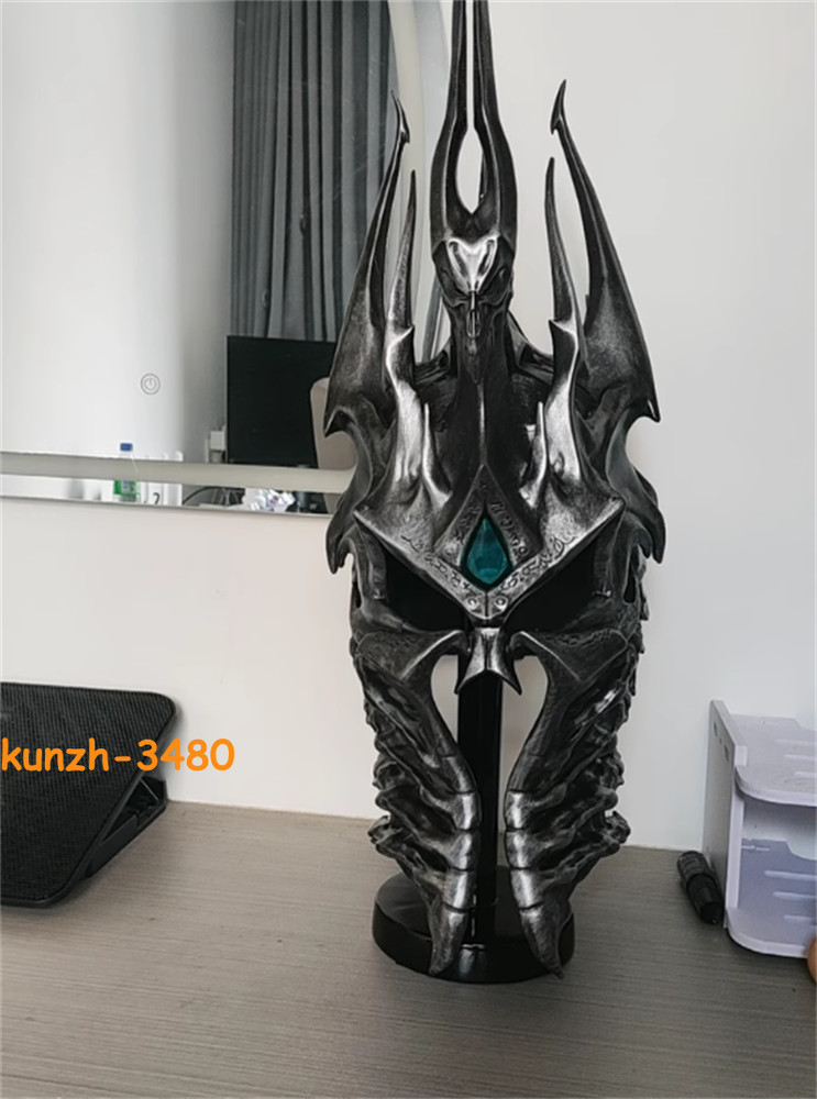 WOW Helm of Domination Lich King Death Knights 1/1 Life Size Helmet Prop Model
