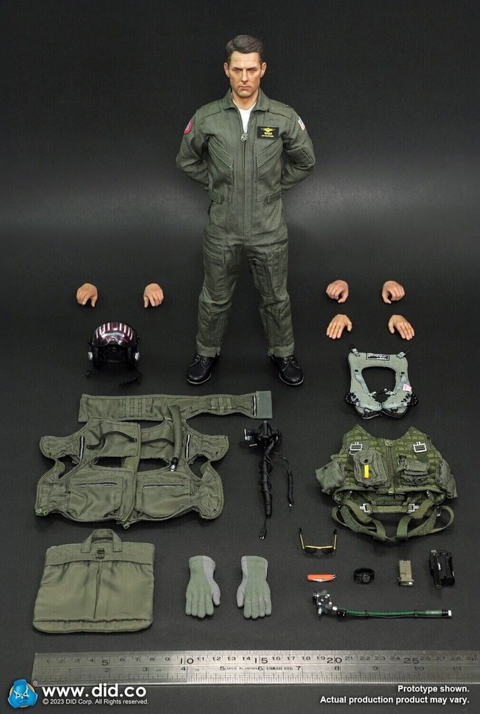 1/6 Scale Action Figure Display Stand Maverick Iceman Goose