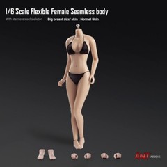 USA ANT 1/6 Super Flexible Seamless Female Normal Mid Breast Action Figure Body