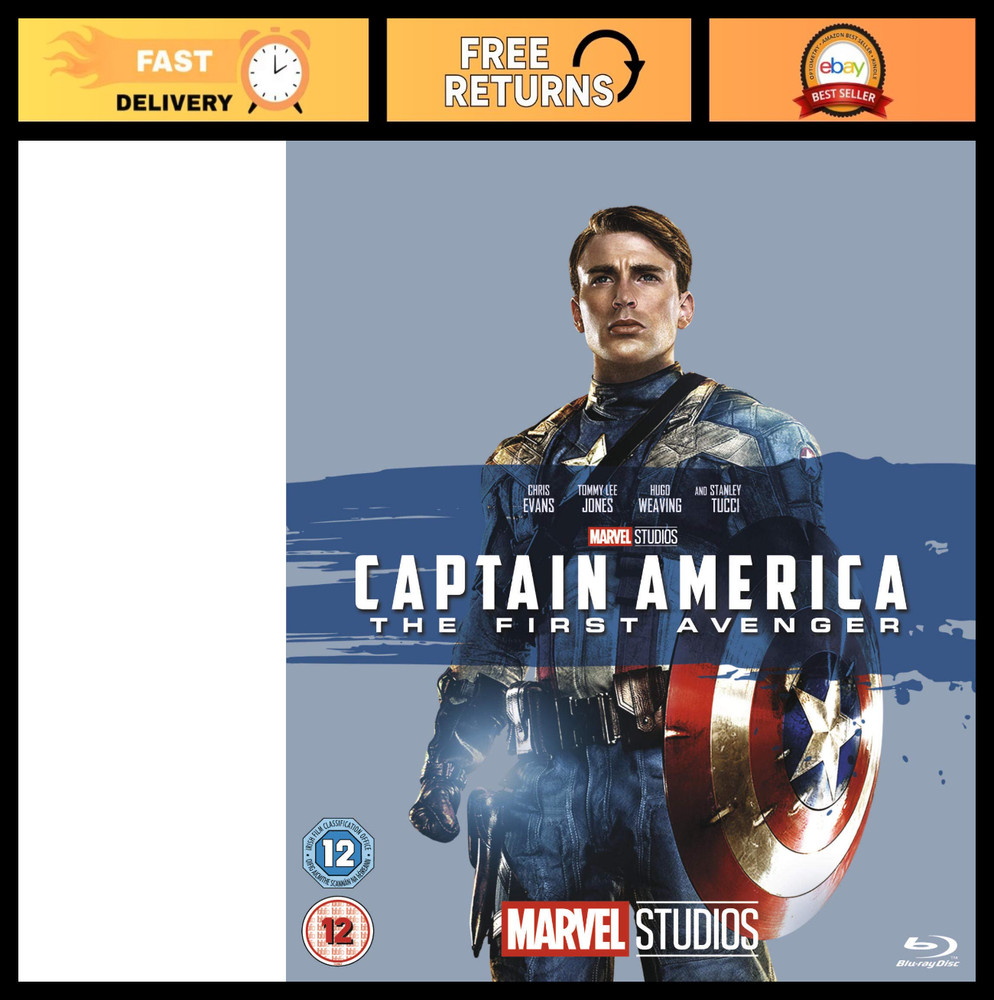 Captain America Action Figure – Marvel Superhero Collectible Toy, 12-Inch