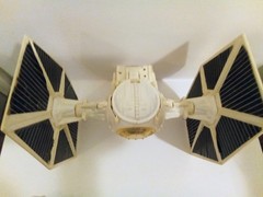 Vintage Star Wars 1977 Kenner Tie Fighter with Complete Vintage Pilot 1978