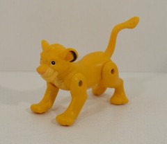 RARE 1994 Young Simba Cub 4″ McDonald’s EUROPE Action Figure Disney Lion King