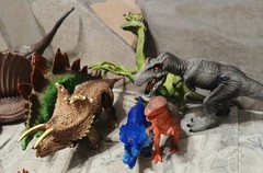 Animal Planet Dino Lot of 15 Dinosaurs Triceratops Use W/ Jurassic Park T-Rex