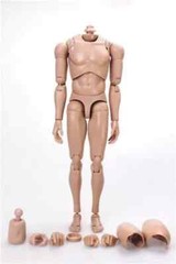 USA MX02-B 1/6 Male Soldier Super Flexible PVC Body Doll Fit 12in Action Figure
