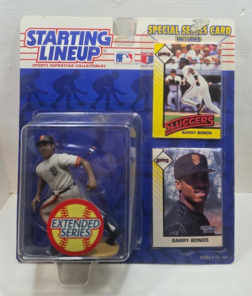 1993 STARTING LINEUP KENNER BARRY BONDS EXTENDED SAN FRANCISCO NIP FREE SHIPPING