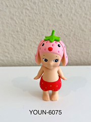 AUTHENTIC Sonny Angel Strawberry Love Series LOP EAR RABBIT -New (Opened) w/box