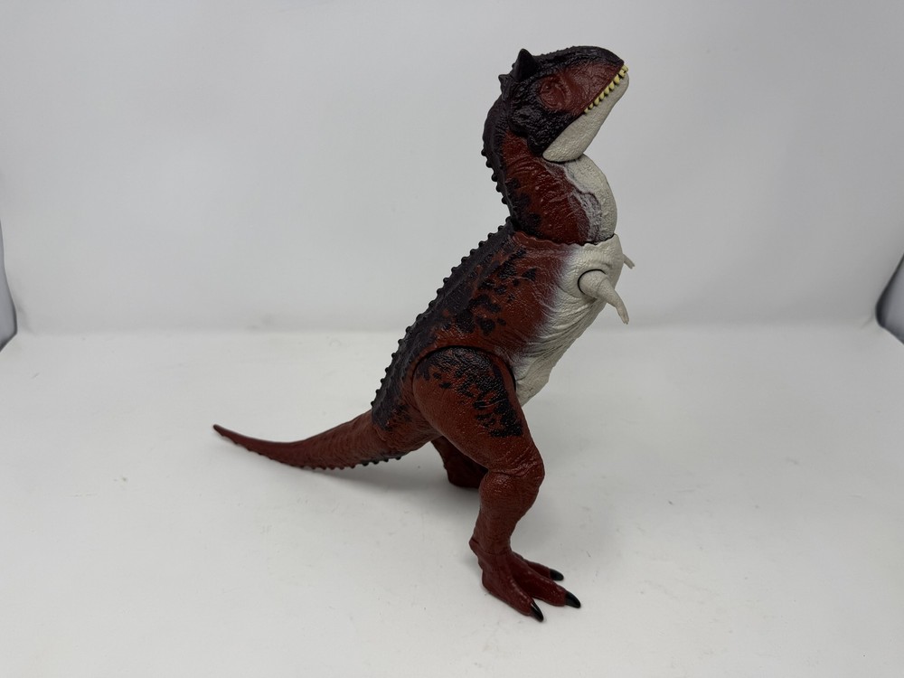 Jurassic World Carnotaurus Dinosaur Figure Red Black Used