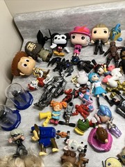 Huge Mixed Lot of Over 200 Random Toys & Figures HE MAN Anime review photos USED