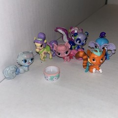 Disney Princess Palace Pets Lot Of 7 Collectible Figures So Cute! C3