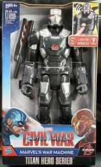 MARVEL CIVIL WAR WAR MACHINE **LIGHTS + TALKING** Titan Hero Series avengers