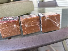 ROBL0X Celebrity Series 8 mystery box lot of 3 damage on one box