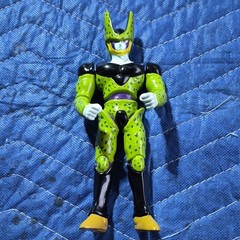 Dragon Ball Z Cell Action Figure 1996 Green Black Yellow Adjustable Vintage